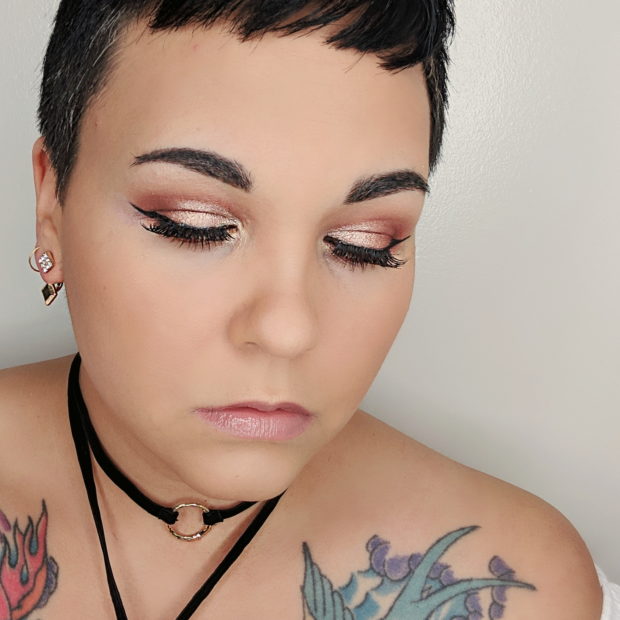 2018 holiday makeup look