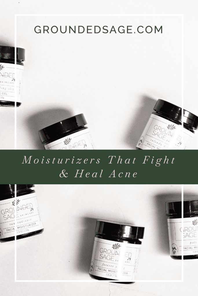 moisturizers for acne/ green beauty / acne care / facial moisturizer / ingredients that fight acne