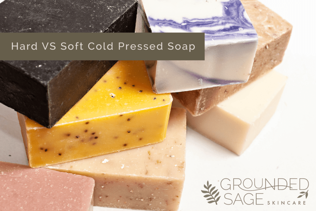 hard vs soft processed soap bars / skincare / green beauty 