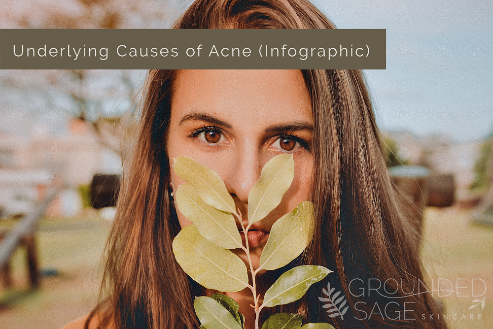 underlying causes of acne/ acne care/ acne skincare/ holistic beauty / green beauty/ internal healing for acne
