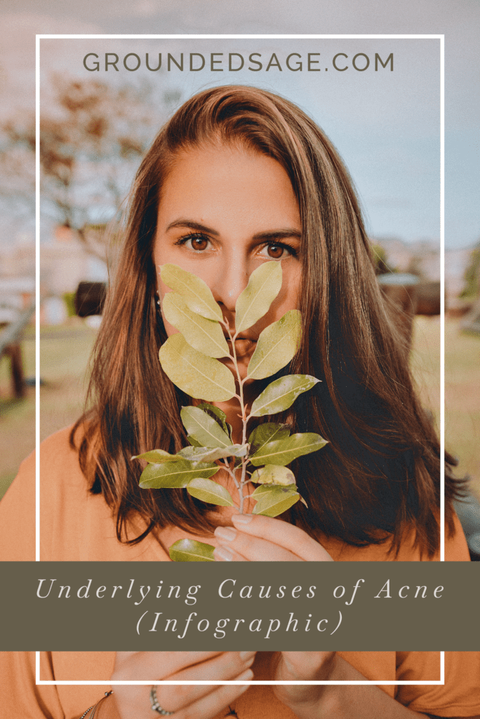 underlying causes of acne/ acne care/ acne skincare/ holistic beauty / green beauty/ internal healing for acne