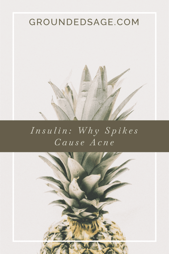 how insulin affects acne / acne care / breakouts/ acne causes/ pimples / internal healing for acne / 