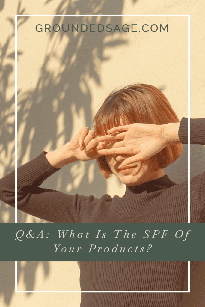 What you need to know about SPF in our products // green beauty / eco beauty / sun protection