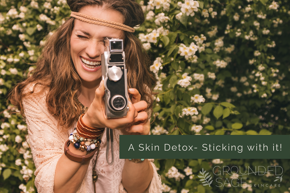 Skin detoxing - how to stick with it! / green beauty skincare / healthy skin / balanced skin / resetting your skin / 