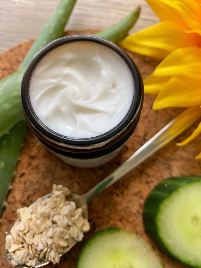 Botanical Face Cream for Acne Skin - Moisturizing Skincare Products 