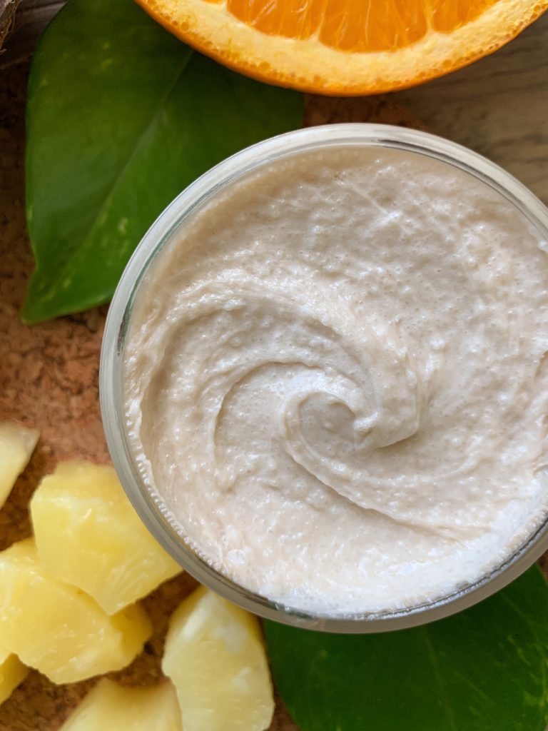 Pineapple Facial Scrub - exfoliating facial scrub made with natural ingredients