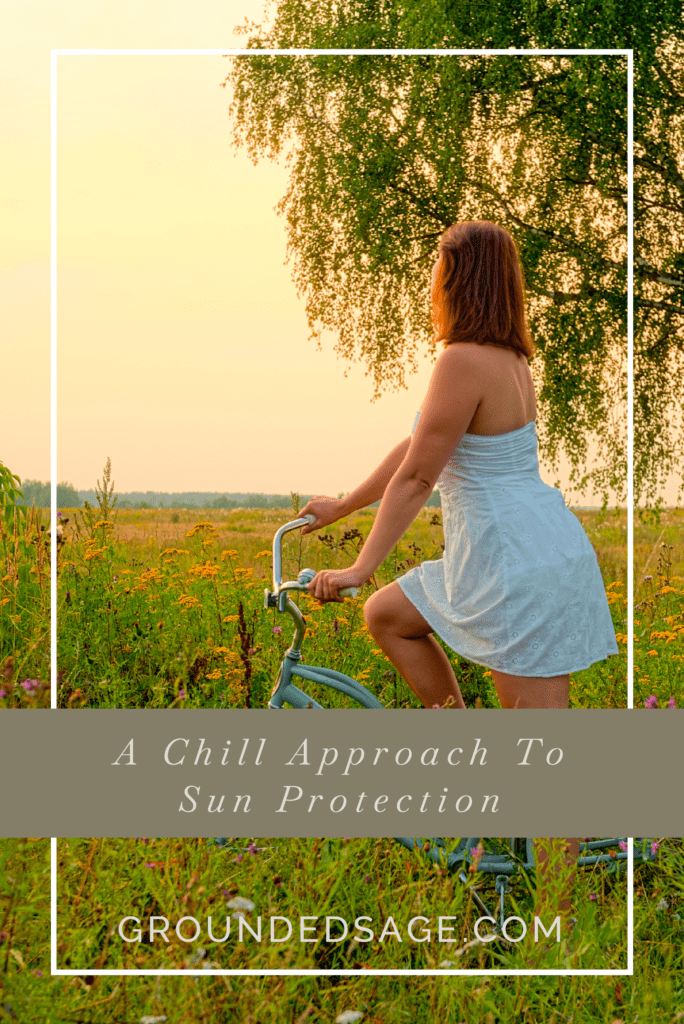 Chill approach to sun protection - UVA & UVB effects on the skin / summer skincare routines / green beauty skincare / protect your skin