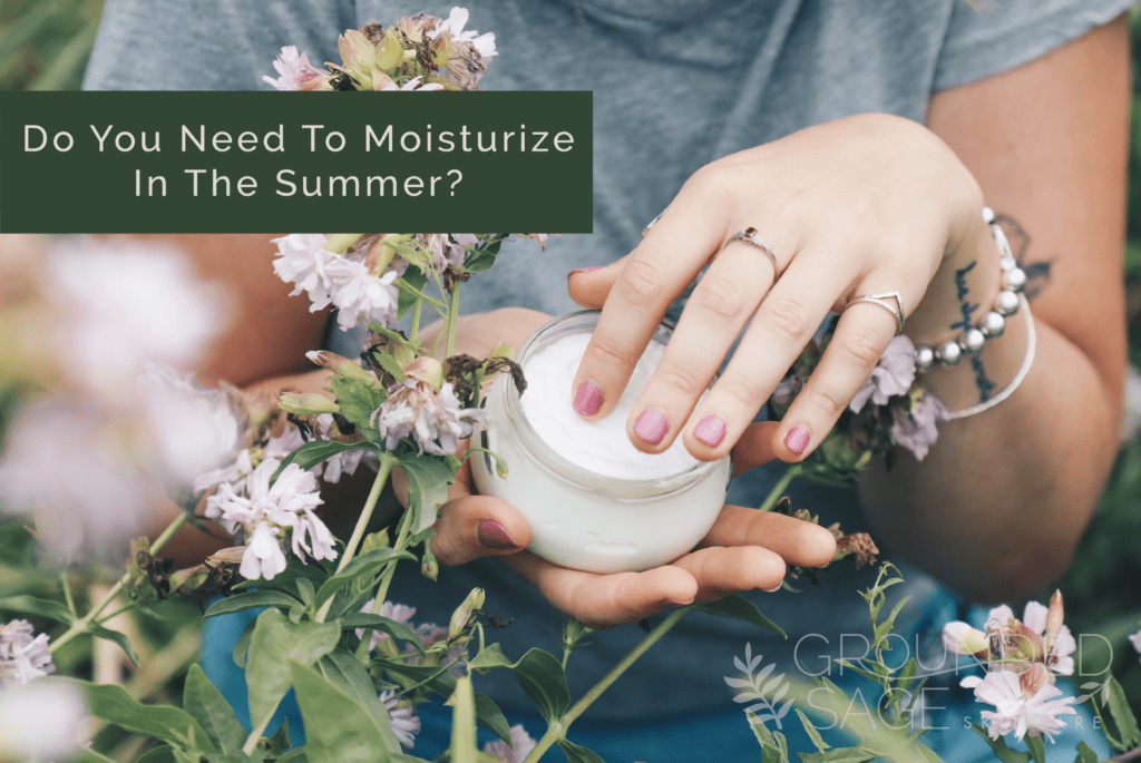 Summer moisturizer / green beauty / holistic skincare / facial moisturizer