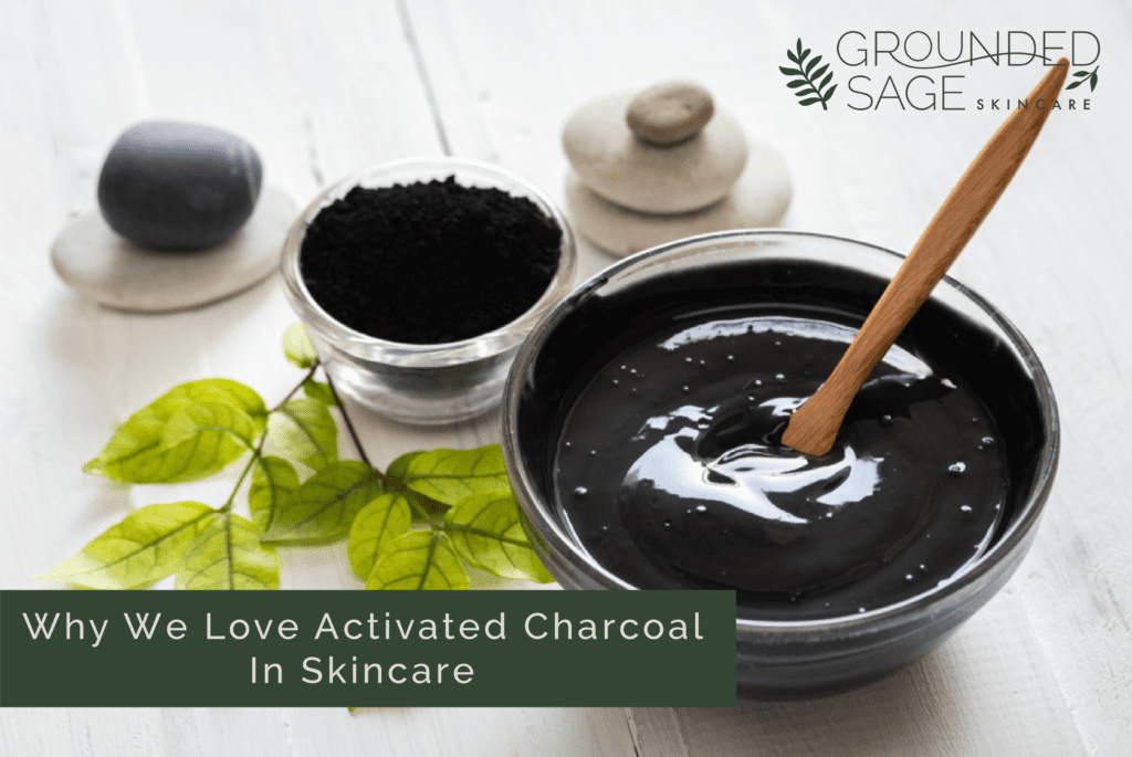 activated charcoal / green beauty skincare / natural ingredients