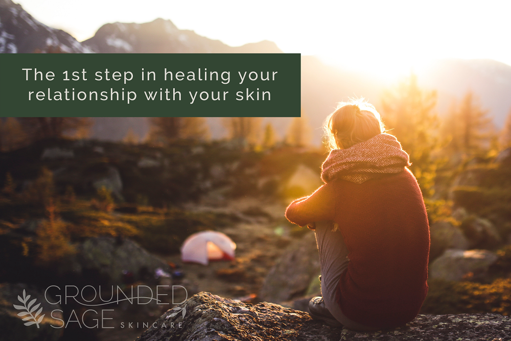 1st step in rebuilding your relationship with your skin - body positivity