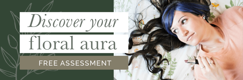 floral aura skin assessment / skin type / green beauty / eco beauty / skincare