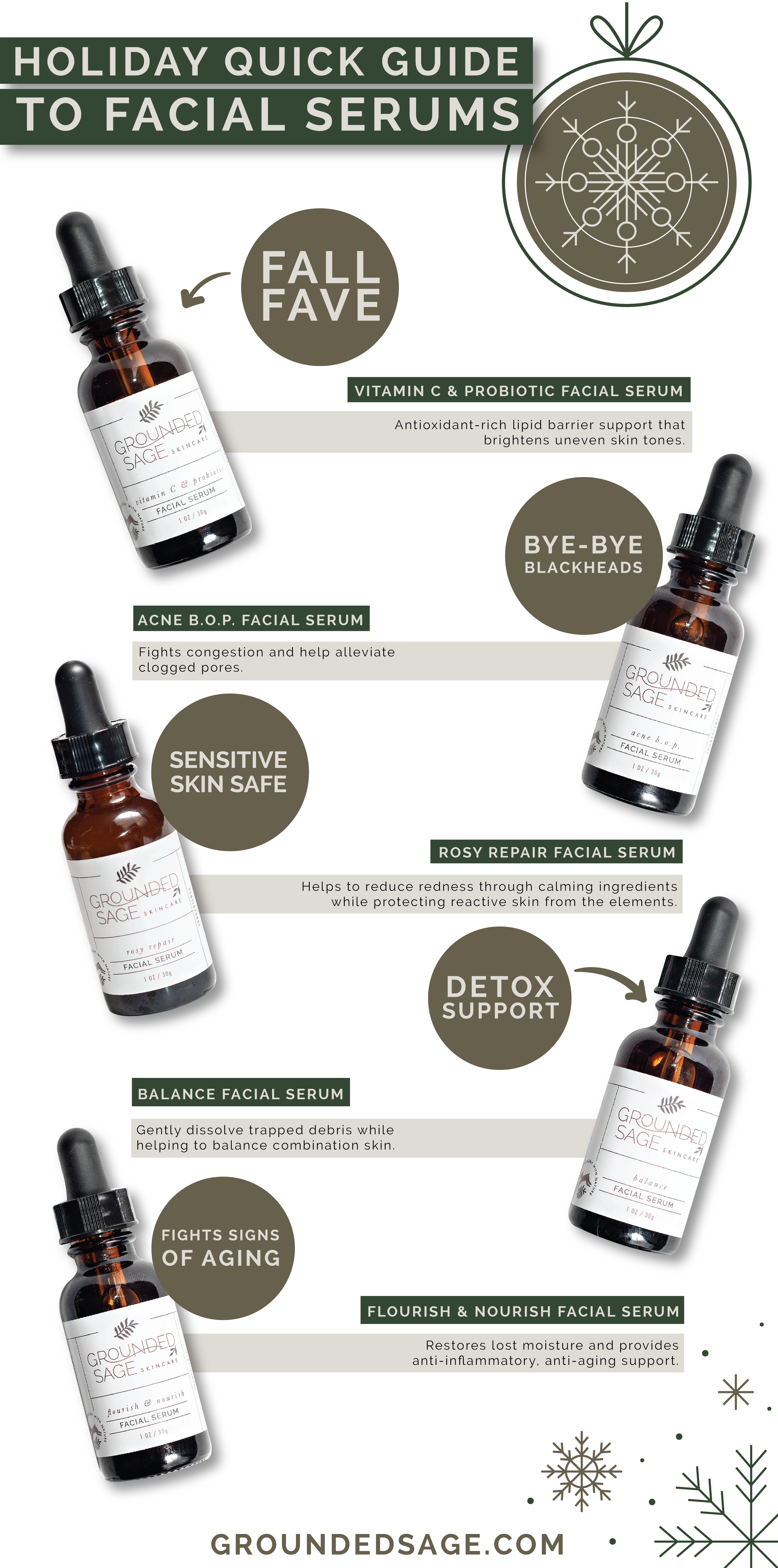 Cruelty Free Skin Care - Holiday quick guide to face serums / clean skincare / acne / sensitive skin