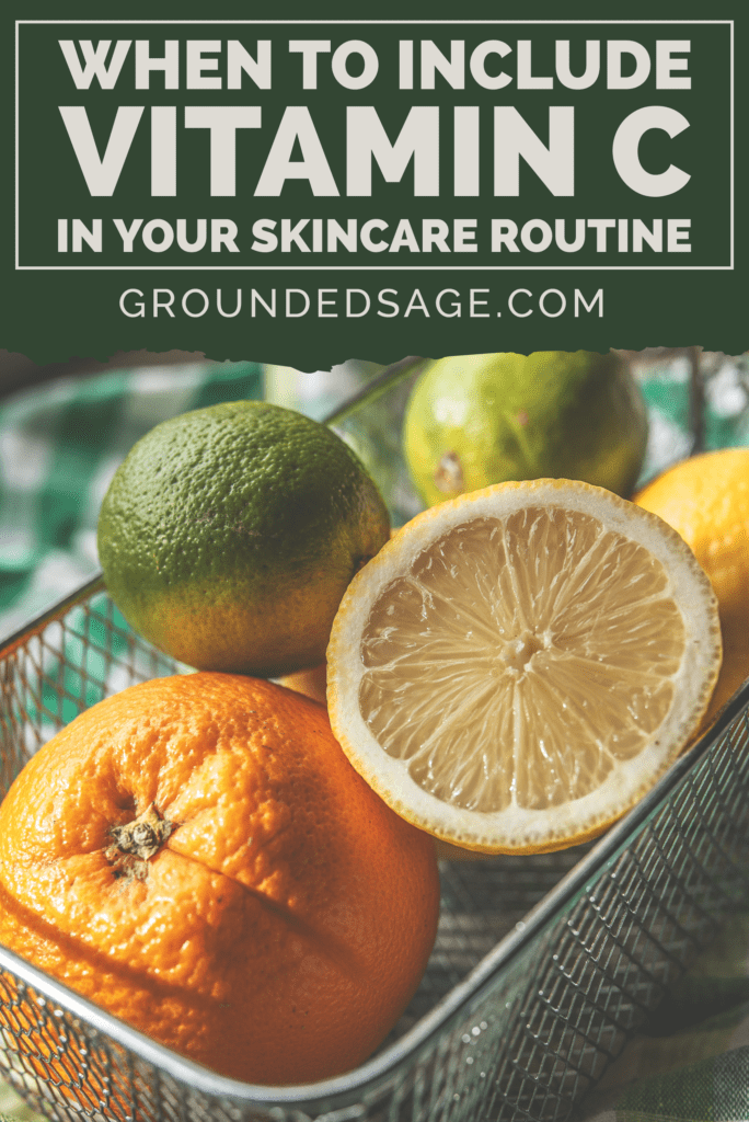 vitamin C for skin - benefits in skincare for face - vitamin c serum 