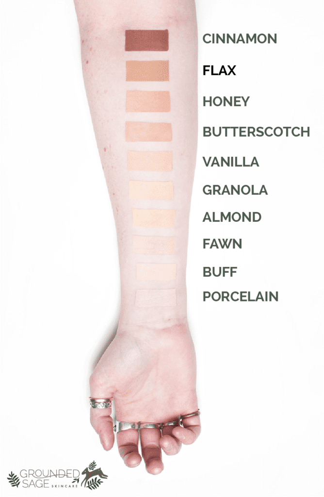 Natural Foundation Swatches - Vegan Makeup for Light Skin Tones