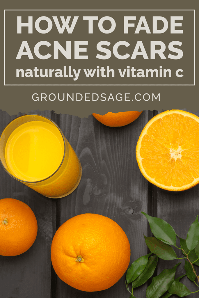 How to fade acne scars naturally with vitamin c skin care products