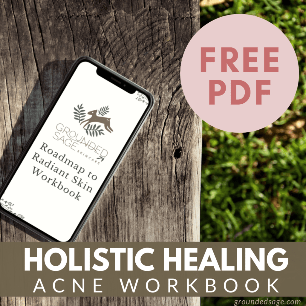Holistic healing for acne planner and workbook - natural treatment remedies for getting rid of acne
