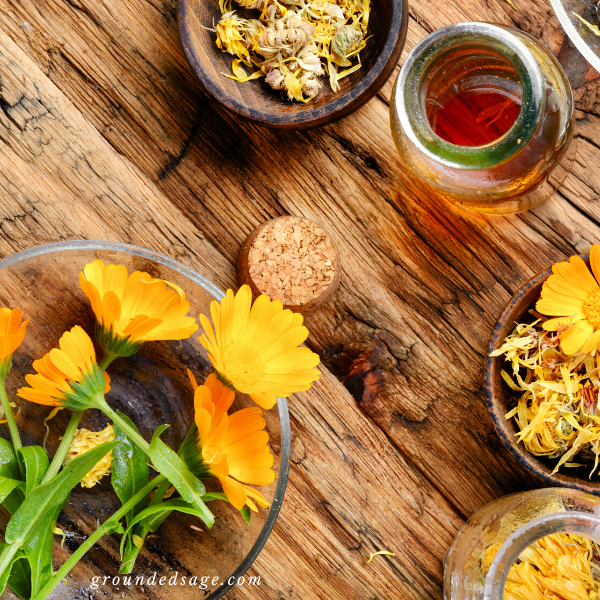 Calendula Herbal Face Cream for Sensitive Skin with Soothing Oats