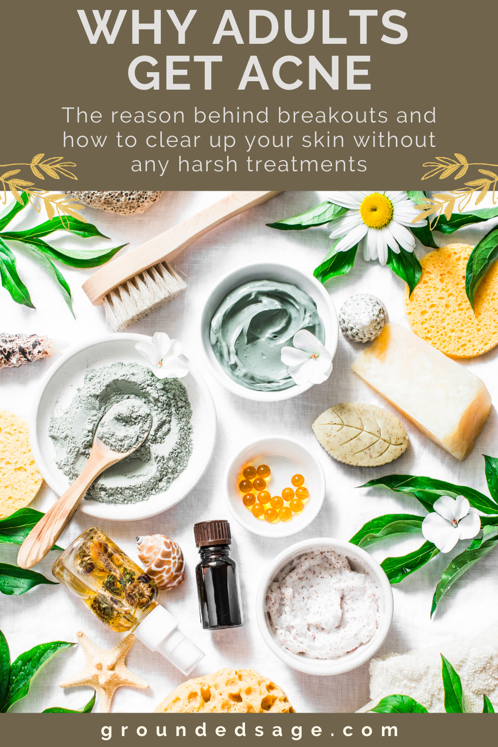 Why it's not just teenagers who breakout. Adult acne happens because of damage to our skin's oils (sebum). Find out how the damage happens that sparks breakouts and what to do about it to clear up acne spots without any harsh treatments