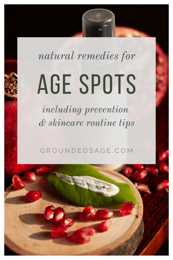 natural remedies for how to reduce age spots. organic skincare products that lighten, fade, or reduce age spots overtime. Healthy treatment for age spots of face or hands