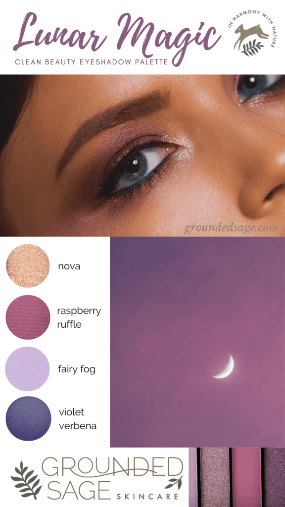Witch Eyeshadow Palette - purple night time magick by the moon eye shadows