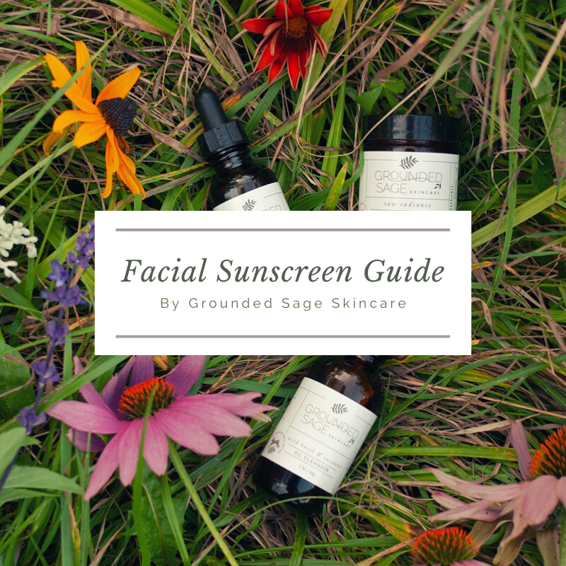 Guide to mineral sunscreen for your face including the best natural sun protection for oily skin, acne, and everyday daily skincare routines.